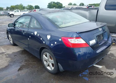 2006 Honda Civic Ex из США, поврежденный, VIN 2HGFG12866H576390